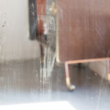 Golden mirror 147x54 cm