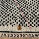 Magnificent Berber rug made of natural wool, traditionally handwoven.