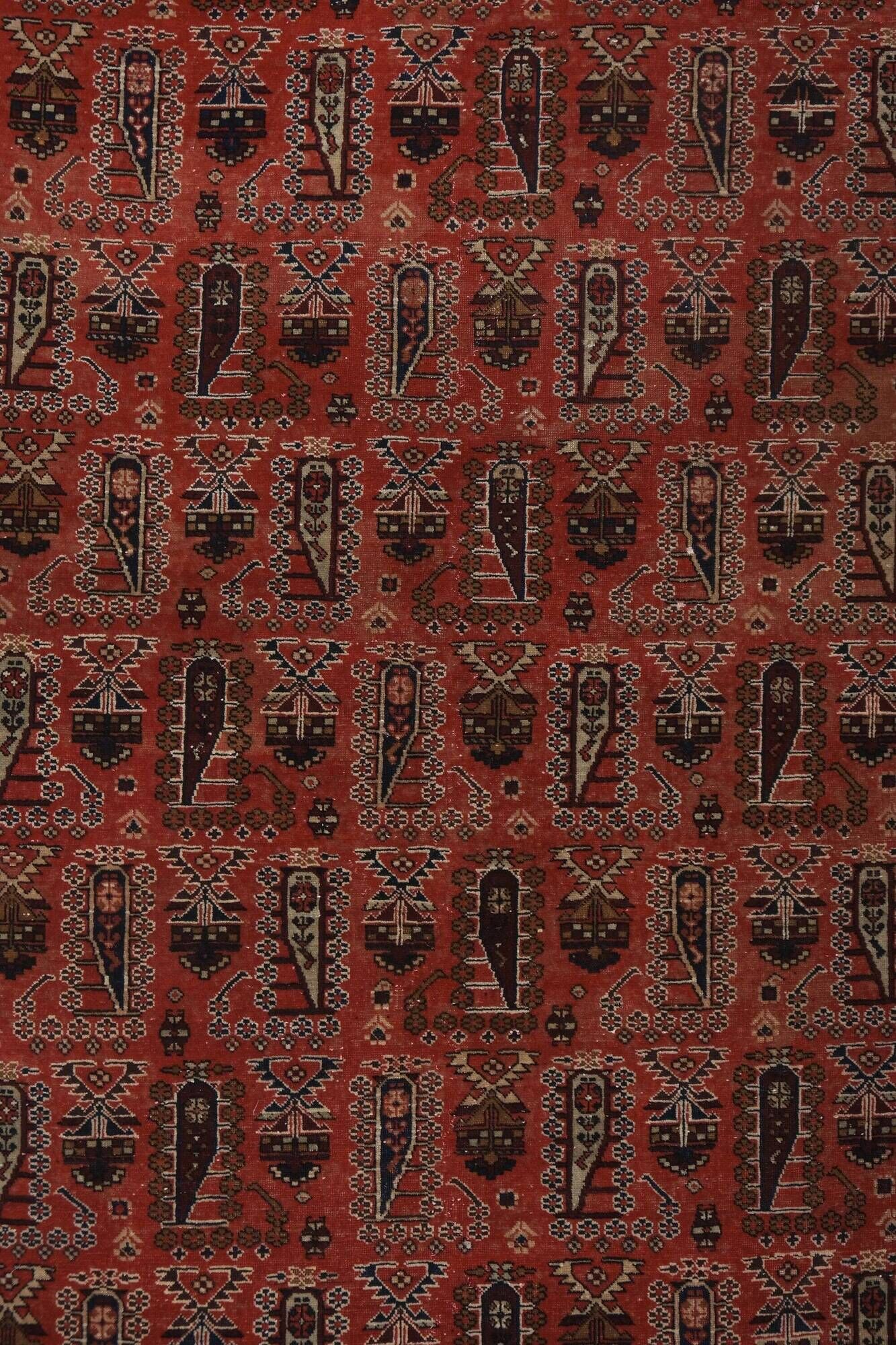 Vintage Turkish handmade rug 140x206 cm