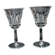 Villeroy Boch set of 2 cut crystal wine glasses model Royal Buckingham 14.5 cm
