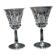 Villeroy Boch set of 2 cut crystal wine glasses model Royal Buckingham 14.5 cm