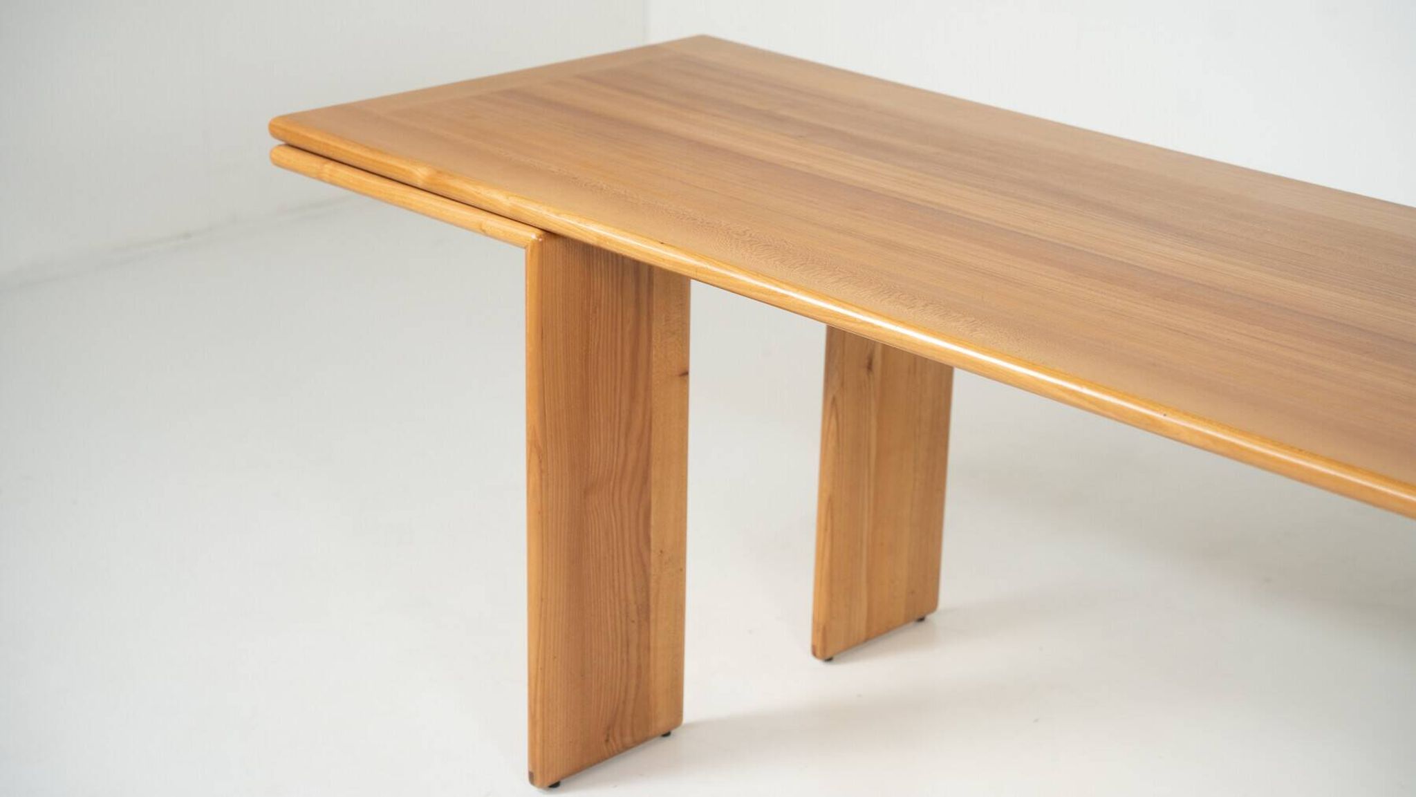Mid-Century Modern Wooden Dining Table, in the style of Mario Marenco, Italy