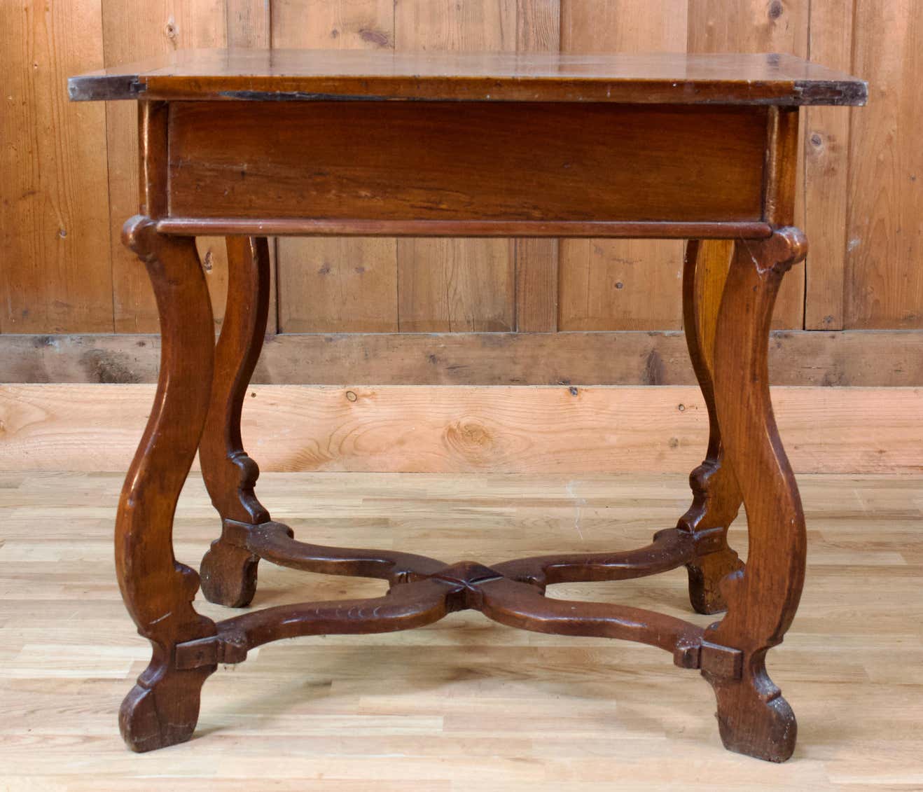 Nineteenth-century fruit wood desk table