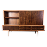 Oswald Vermaercke Paola rosewood highboard for V-Form Belgium 1959