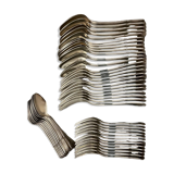 Ercuis silver plated cutlery set 46 pieces
