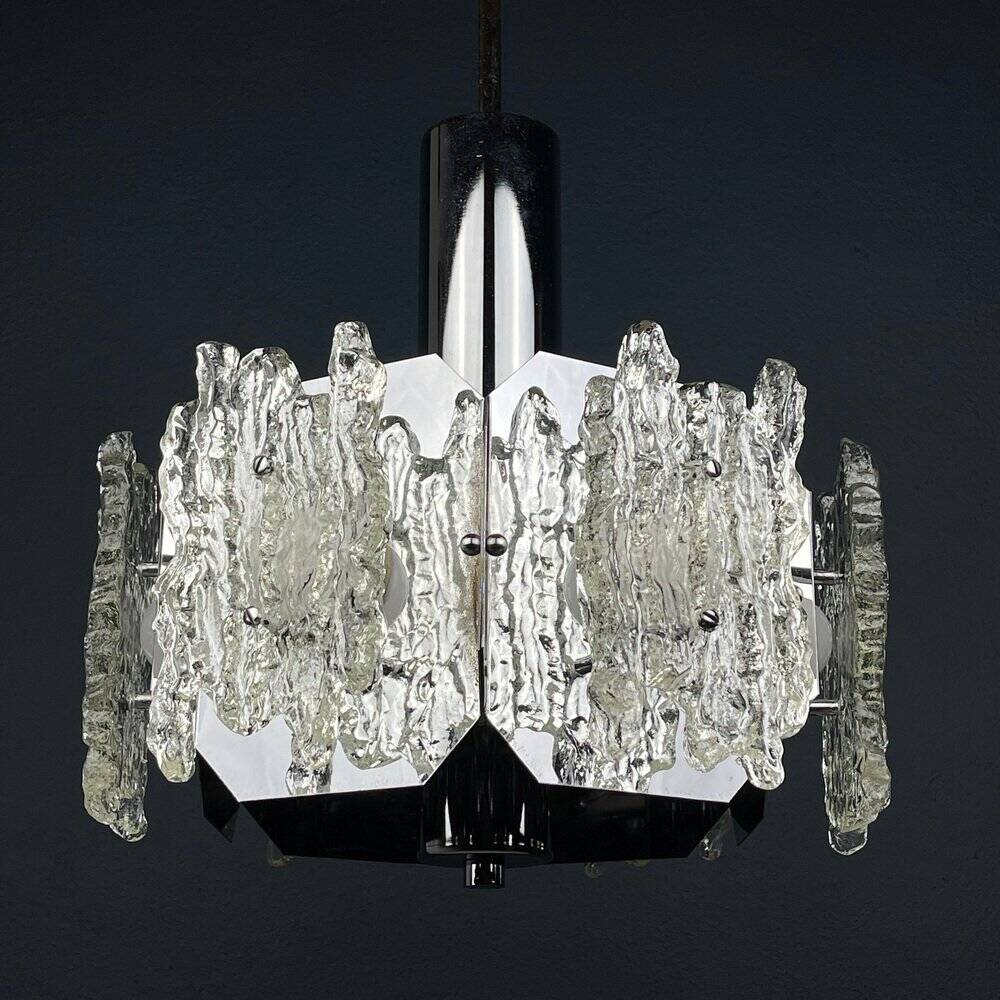 Mid-century Murano glass chandelier, Italy, 1970s