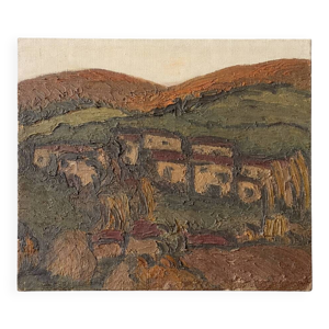 Huile sur toile – Paysage