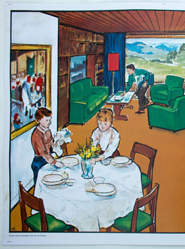 Affiche par Quirin Haslinger, Linz, Autriche, 1964