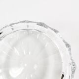 Mid Century Crystal Ashtray, Belgium 1960s