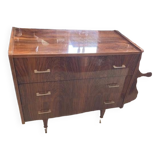 Commode 3 tiroirs en Formica