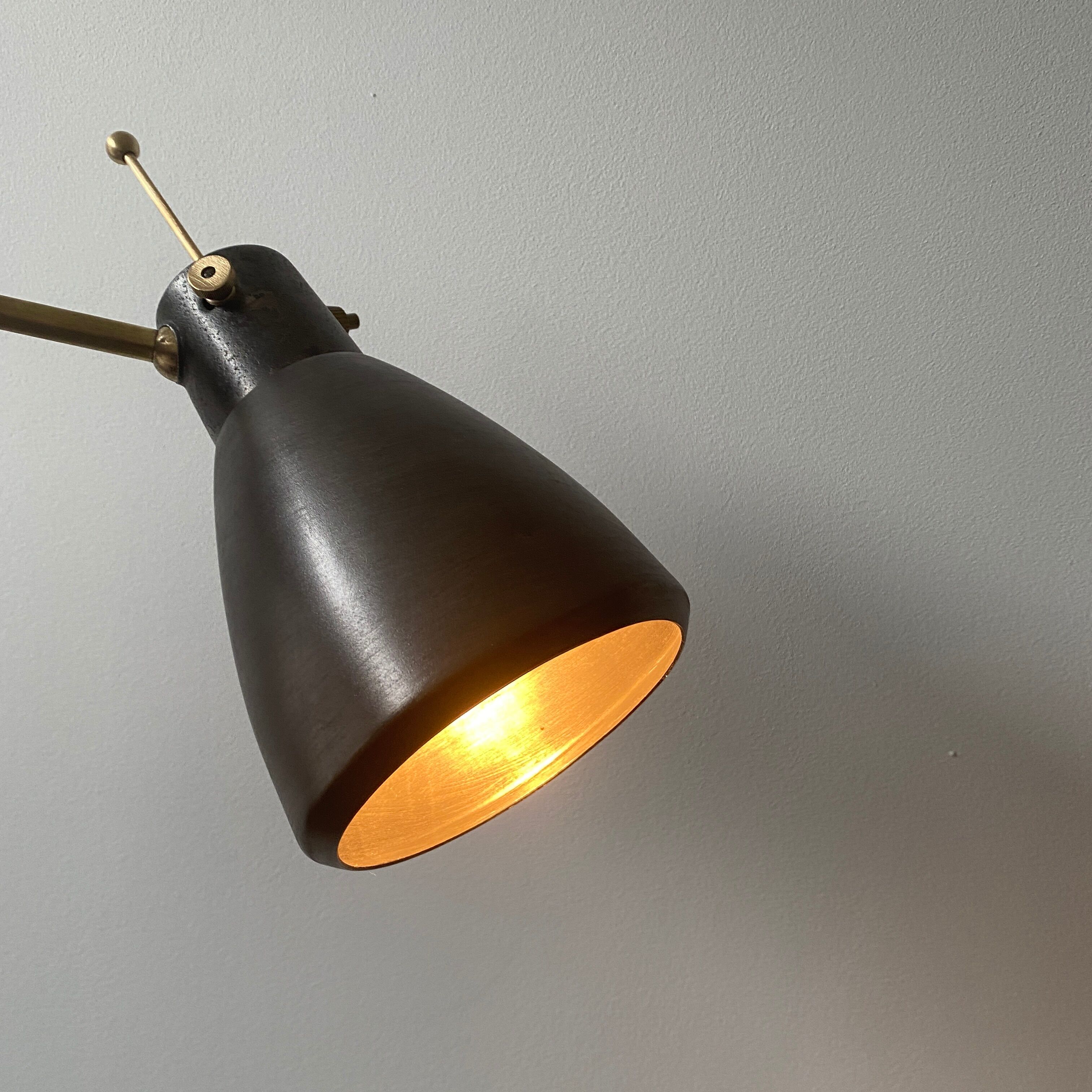 Lot 2 old industrial wall lamps