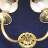 Pair of brass wall light 1920