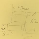 Stool made in la gouge