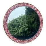 Vintage ceramic mirror from the 1960s.