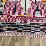 Handwoven colored wool apis boujad 150/250cm