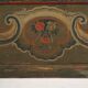 Painted folk art wardrobe, Central Europe, dated 1814.