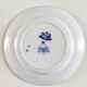 Pair of English earthenware plates, leaf pattern.