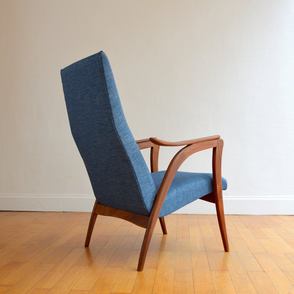 Dutch armchair Scandinavian years 60 vintage teak