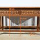 Table Orientale Pliante en Bois Exotique – Début XXe