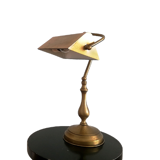 Vintage brass bankers desk lamp library light