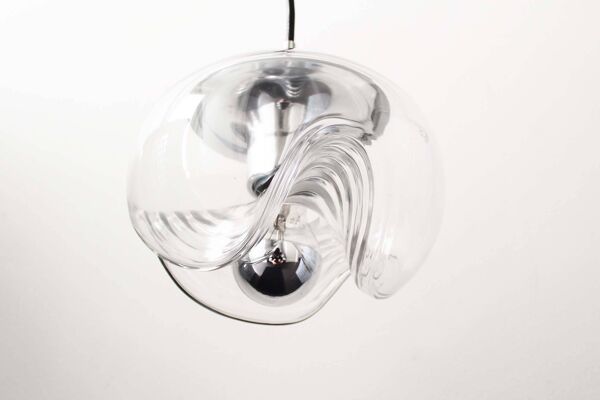 Suspension « Futura » de petite taille, conçue par Koch & Lowy pour Peill Putzler.