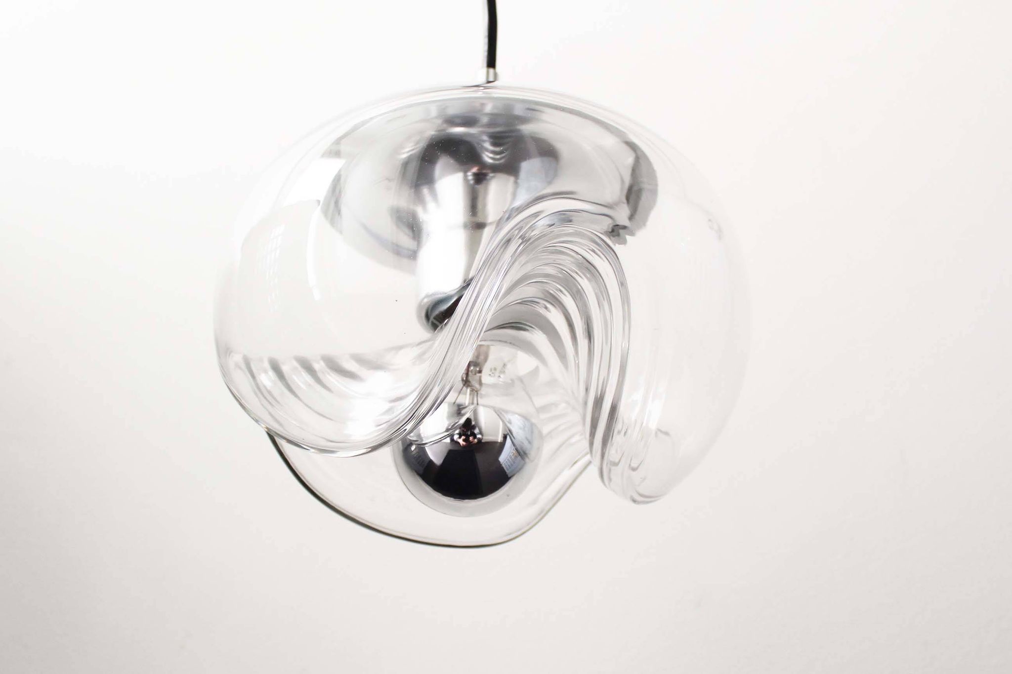 Petite ‘Futura’ pendant light by Koch & Lowy for Peill Putzler