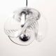 Petite ‘Futura’ pendant light by Koch & Lowy for Peill Putzler