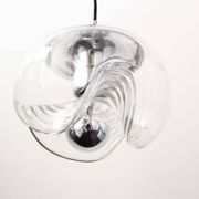 Petite ‘Futura’ pendant light by Koch & Lowy for Peill Putzler