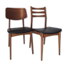 Paire de chaises Stella des années 60 rénovées