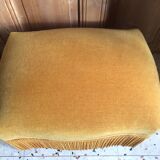Velvet pouf
