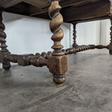 Louis XIII style oak desk