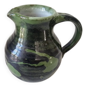 Ceramic milk jug Signed Sylvie Wlotkowski Saint Père