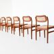 Set de 6 chaises Johannes Andersen Danemark 1960