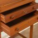 Classic standing desk from the 1960s, teak veneer, Denmark
