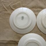Lots of 5 plates a dessert faiencerie de castres