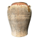Ancient terracotta pottery jar from the 20th century