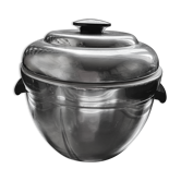Thermos insulated ice bucket in metal and bakelite, 50s
