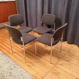 Set of four chairs, 1980s