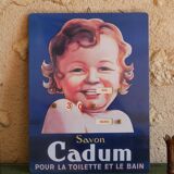 Cadum Soap Perpetual Calendar Plate