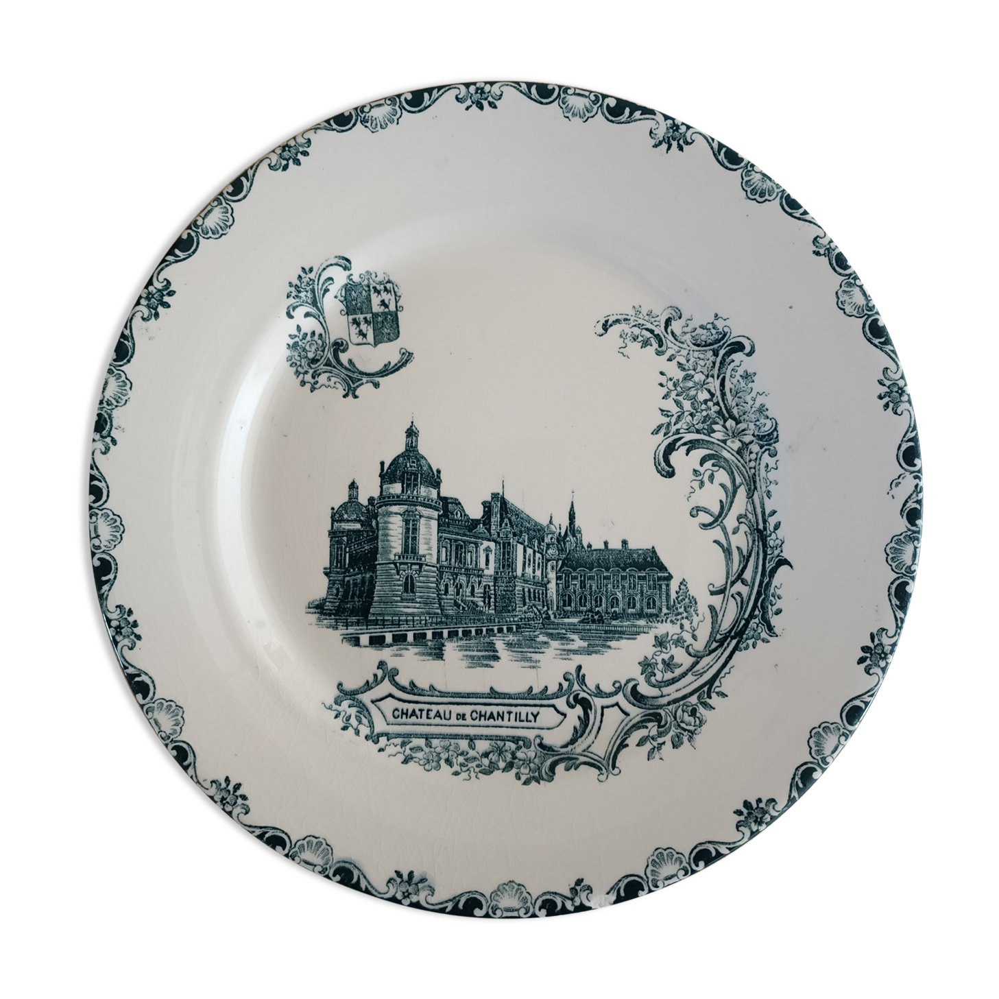 Clairefontaine plate Château de Chantilly