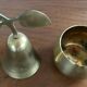 Void pear pocket vintage brass