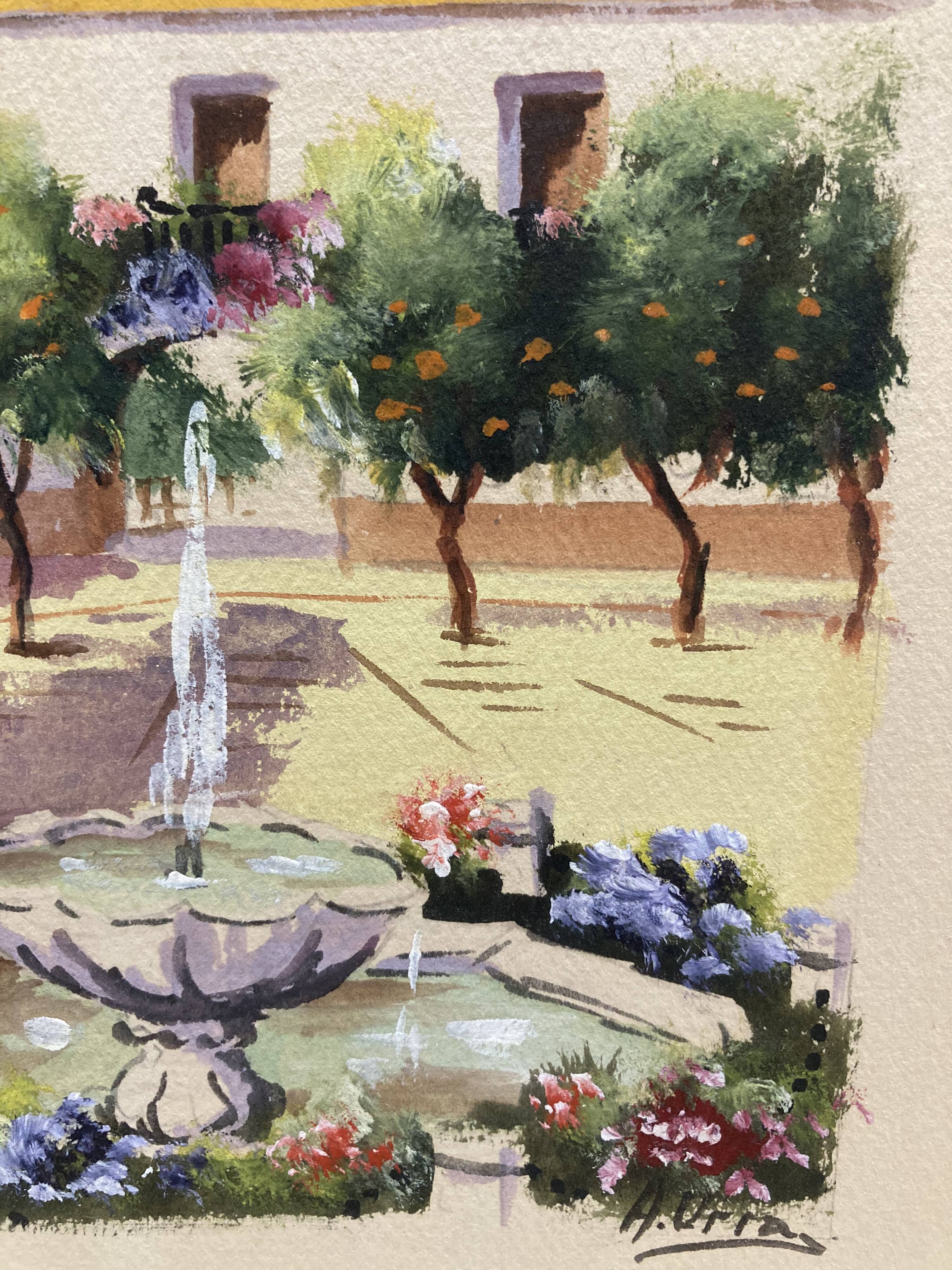 Watercolor landscape