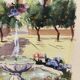 Watercolor landscape