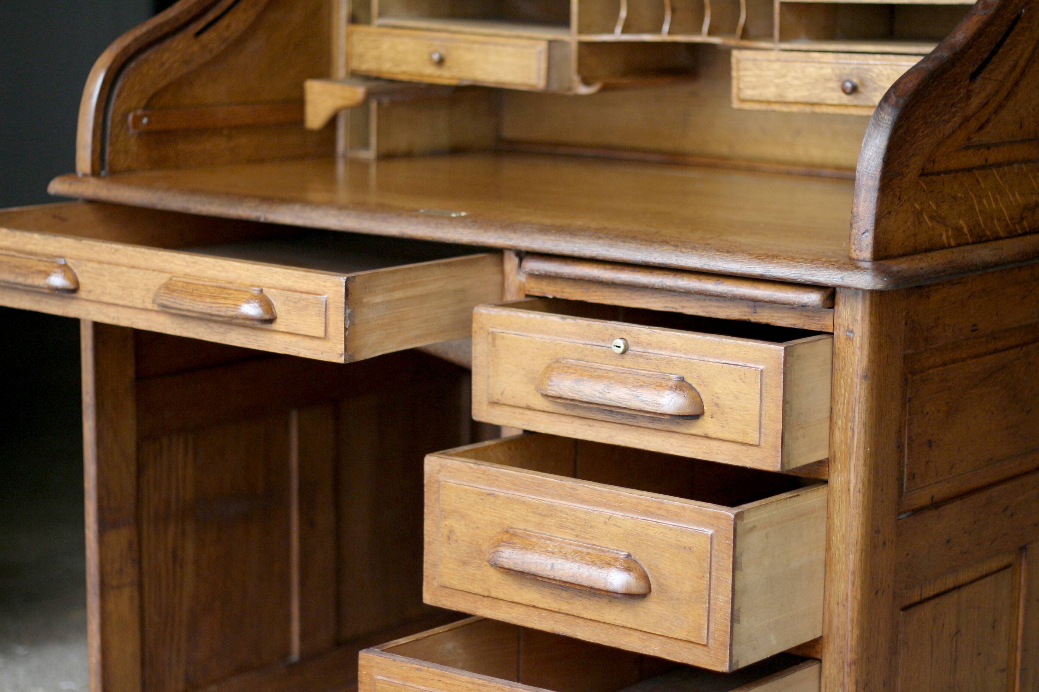 Rare: sublime american cosmos desk. around 1900