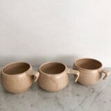 6 stoneware cups
