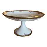 Coupe à fruits en porcelaine signée