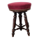 Napoleon III piano stool with four turned legs, restored from the period