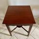 Table d'appoint carré en acajou 1970