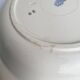 Antique shallow dish Badonviller tulip decoration