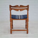 5 chairs in oak wood 1960